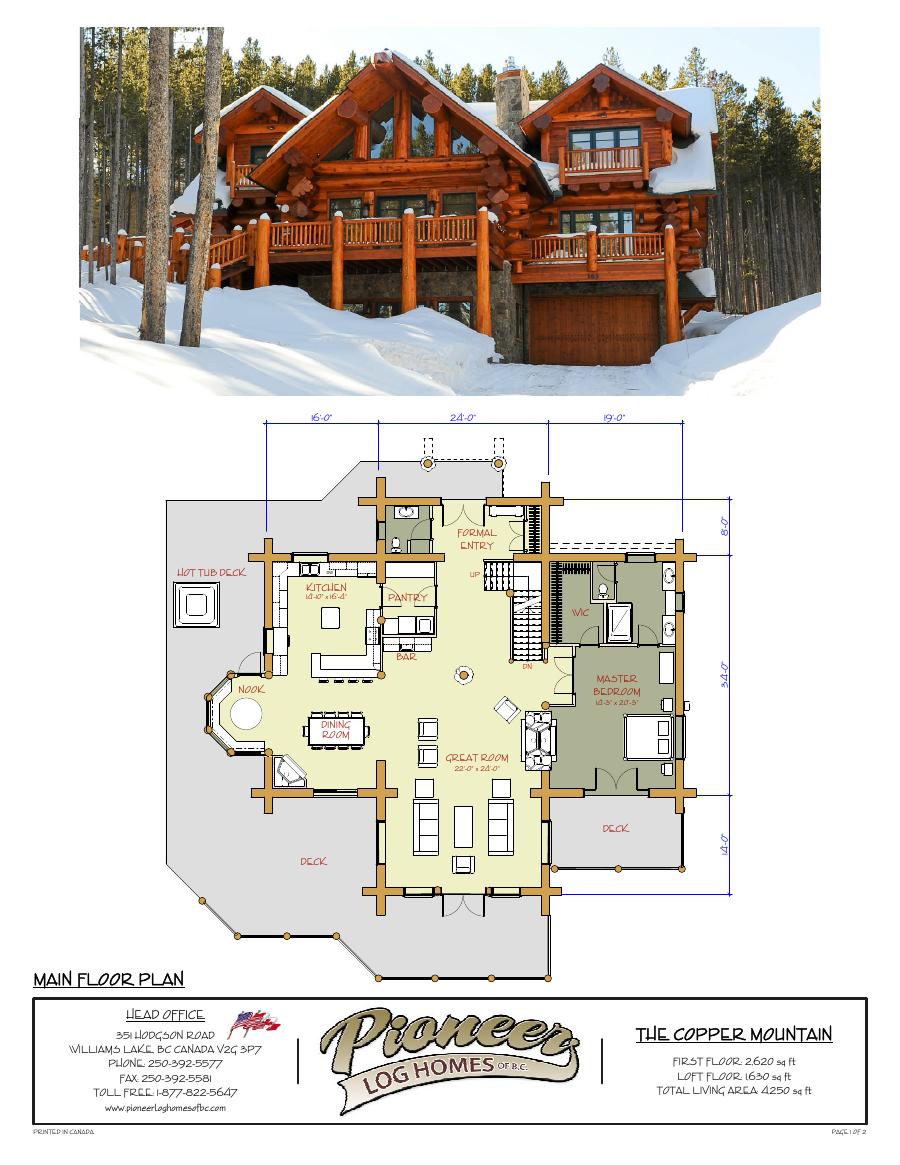 The Copper Mountain floor plan