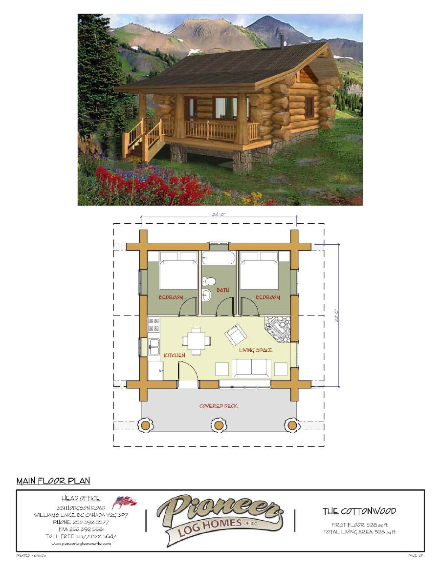 The Cottonwood floor plan